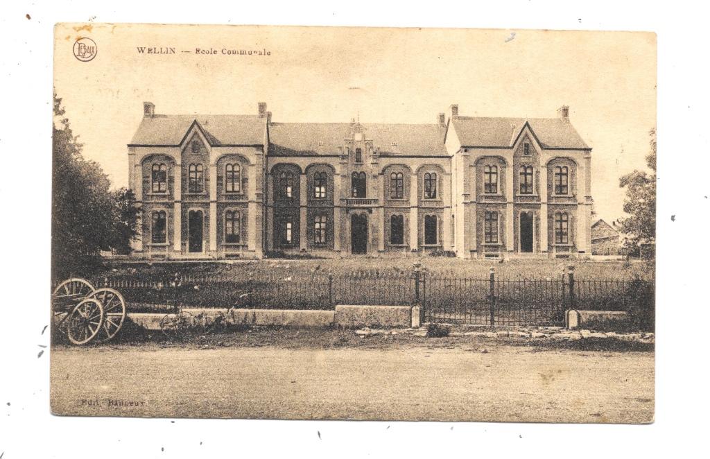 Wellin NA44: Ecole Communale 1923, Envoi, 1920 à 1940, Affranchie, Luxembourg