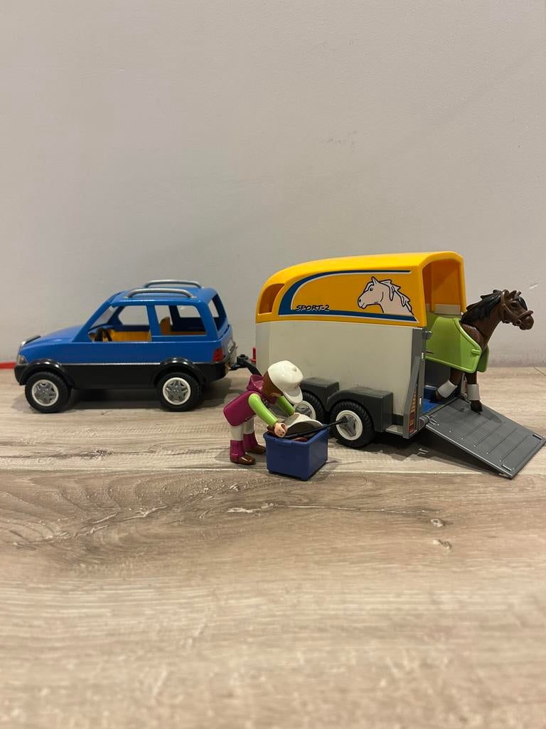 Playmobil voertuig met trailer 5223, Ophalen of Verzenden, Gebruikt