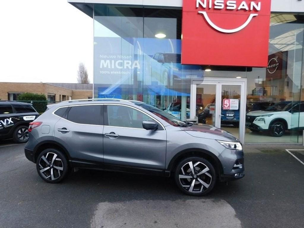 Nissan Qashqai 1.2 DIG-T Tekna PLUS  70000 KM  3 JAAR WAARB, Blauw, Bedrijf, 5 deurs, Parkeersensor