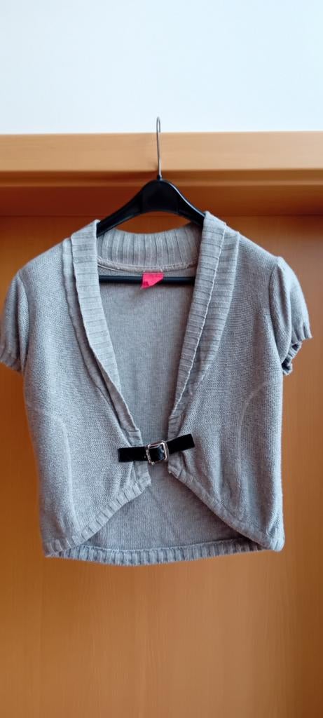 Gilet gris manches courtes taille 16 ans, Enlèvement ou Envoi, Autres types, Exclusive Collection, Utilisé