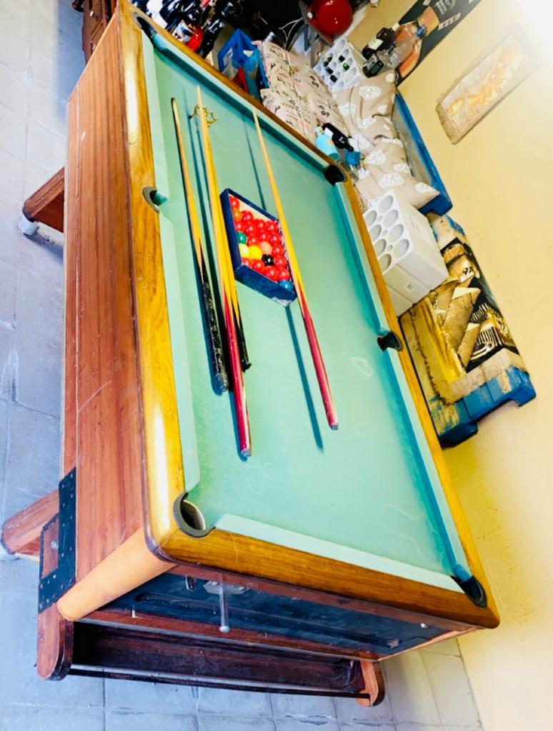 Billard Americain, Ophalen, Gebruikt