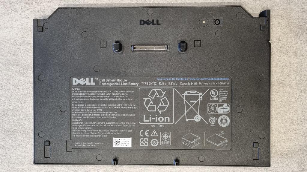 DELL Li-ion Battery Module GN752 84Wh for notebooks, Ophalen of Verzenden, Zo goed als nieuw, Dell