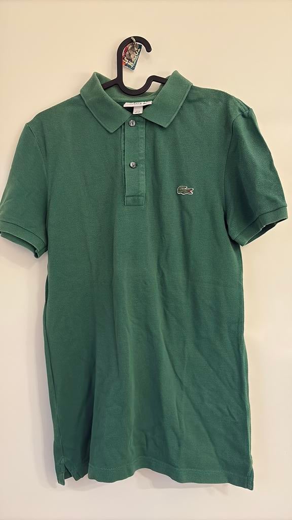Groene Polo (xs) Lacoste, Enlèvement ou Envoi, Lacoste, Vert, Porté