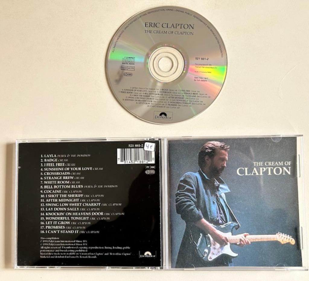 CD ERIC CLAPTON - THE CREAM OF CLAPTON - BLUES, Enlèvement ou Envoi, Comme neuf, Blues