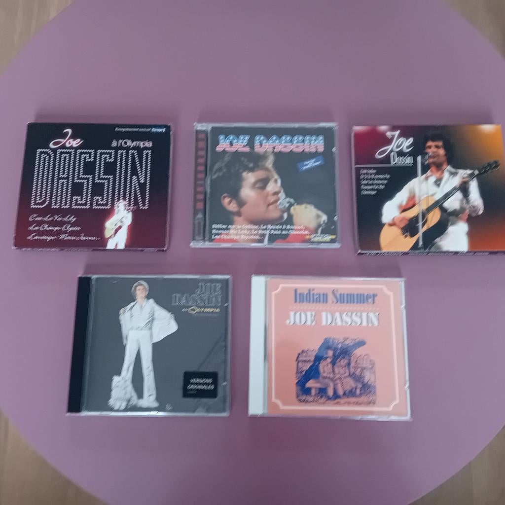 Lot van 5 cd's Joe Dassin., Ophalen of Verzenden, Voor 1985, Zo goed als nieuw