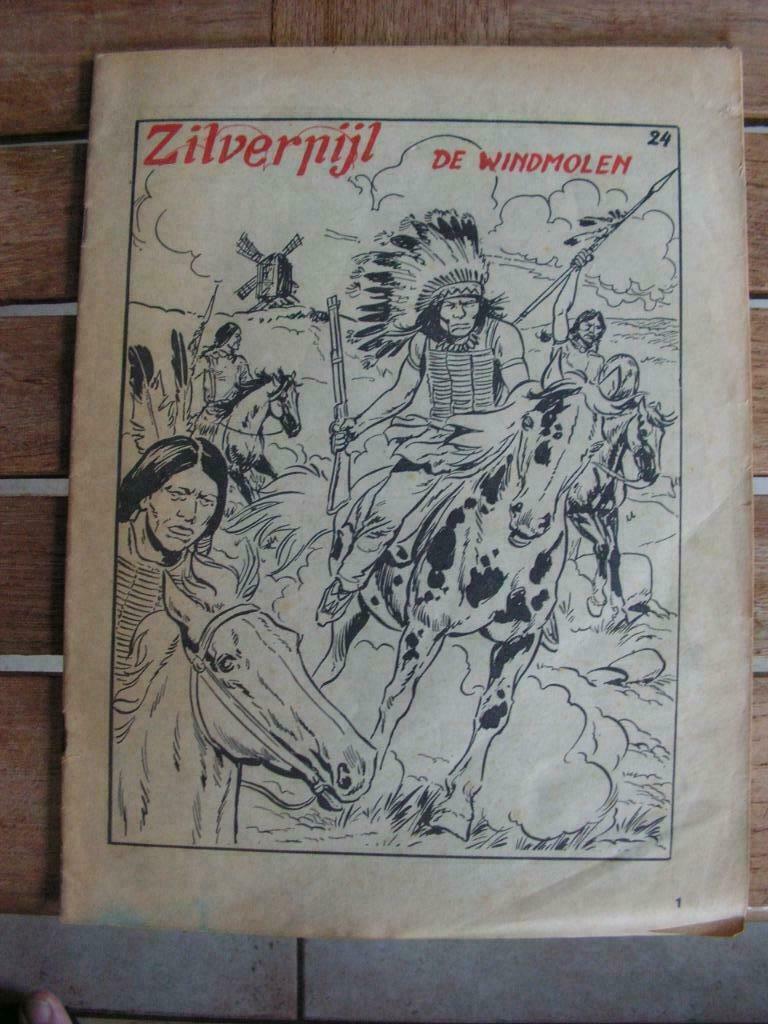 Strip Zilverpijl nr 24 “De Windmolen”., Boeken, Eén stripboek, Ophalen of Verzenden, Gelezen