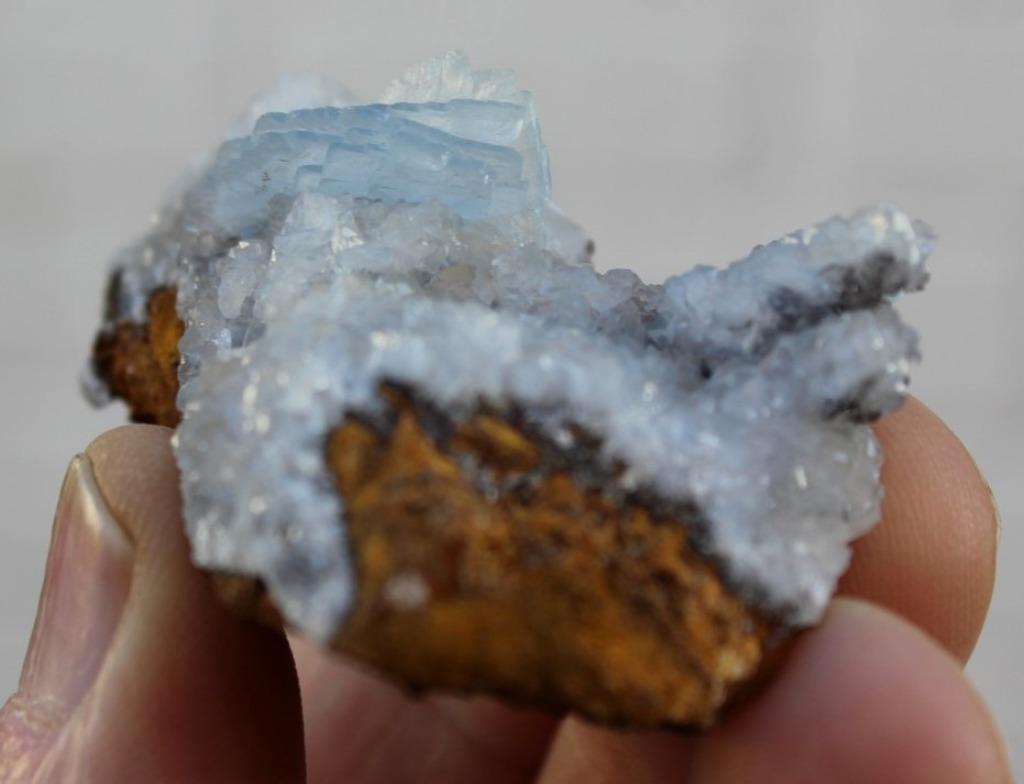 BARYTINE bleue du Maroc, Enlèvement ou Envoi, Minéral