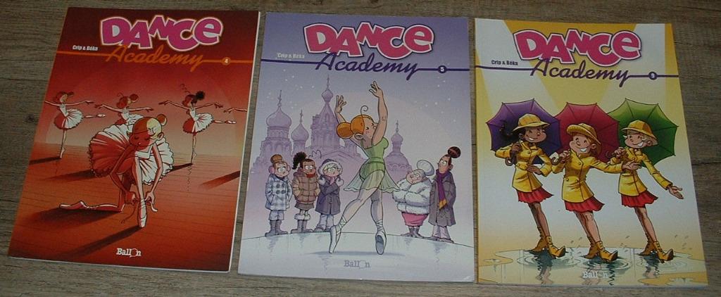 strips dance academy nrs 4-5-9 ballon media uitgave, Boeken, Meerdere stripboeken, Ophalen of Verzenden, Gelezen, Béka - Crip