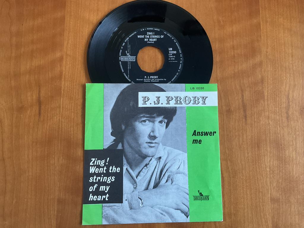 P.J. Proby - Zing ! Went the strings of my heart., Ophalen of Verzenden, Gebruikt