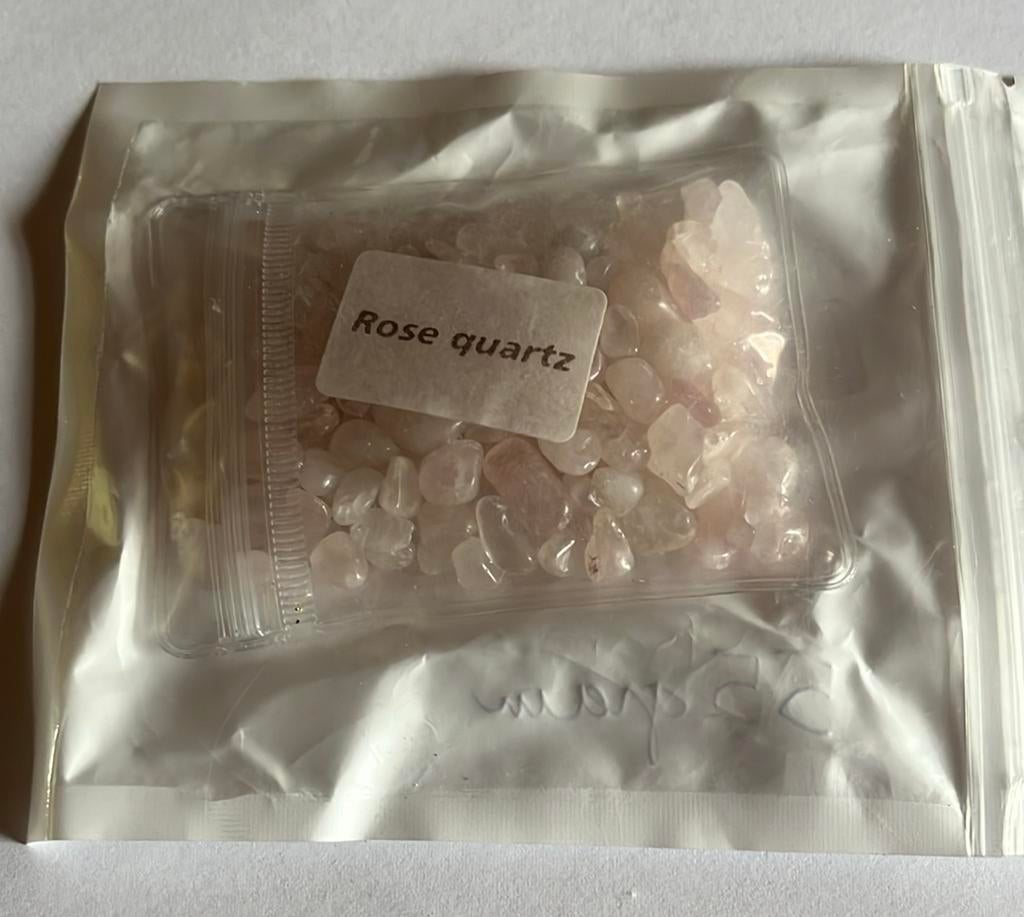 Zakje Roze Kwarts - 55gram, Ophalen of Verzenden