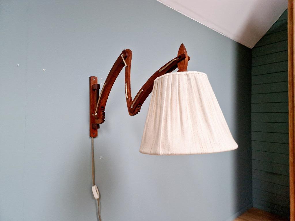 Applique murale ciseaux scandinave en teck, années 60, Enlèvement ou Envoi