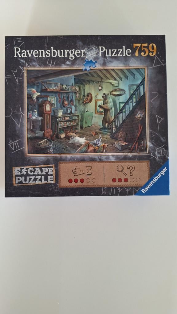 Prachtige escape PUZZEL van Ravensberger, Ophalen of Verzenden, 500 t/m 1500 stukjes, Nieuw, Legpuzzel
