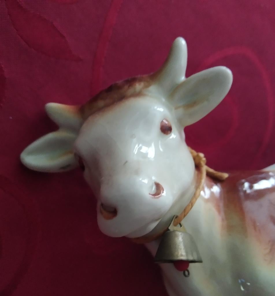 Vintage Goebel en M.Hummel suikerpot vorm van een koe, Verzamelen, Ophalen of Verzenden, Gebruikt, Hummel