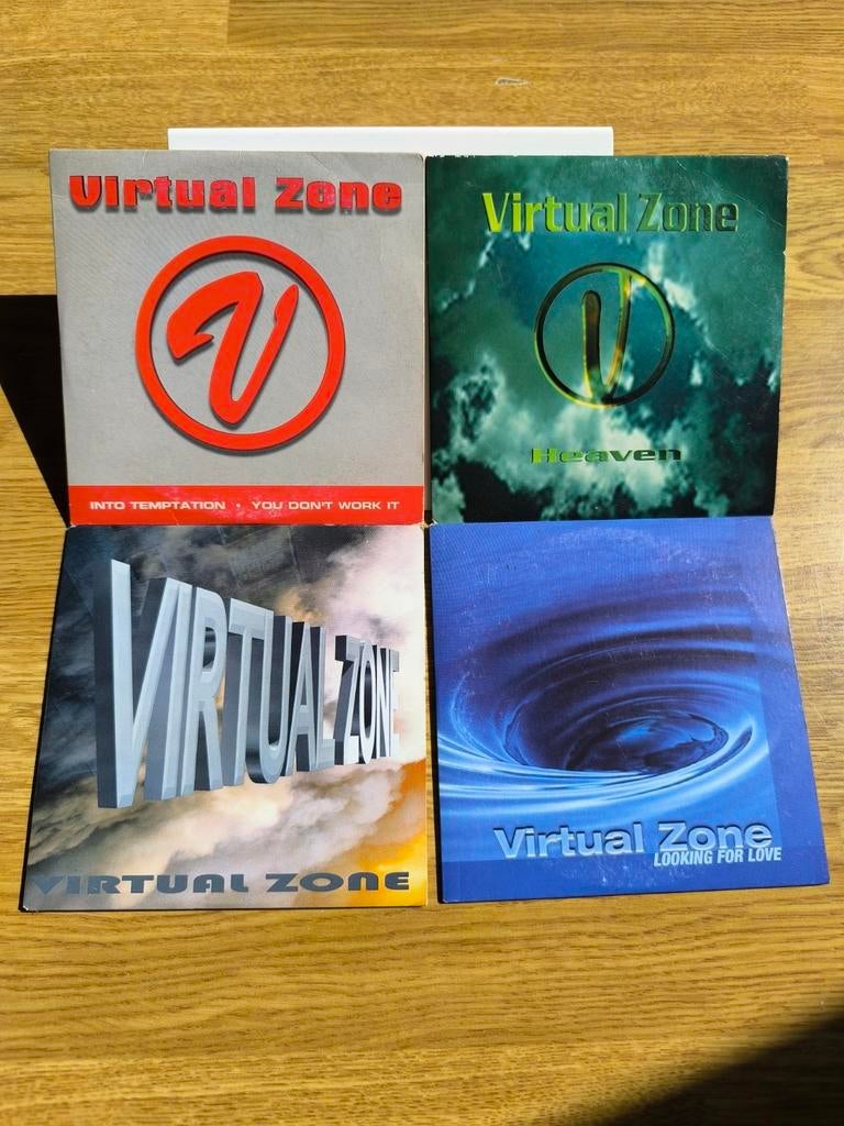VIRTUAL ZONE CD SINGLES - virtual zone cd single - dance., Cd's en Dvd's, Cd's | Dance en House, Zo goed als nieuw, Ophalen of Verzenden