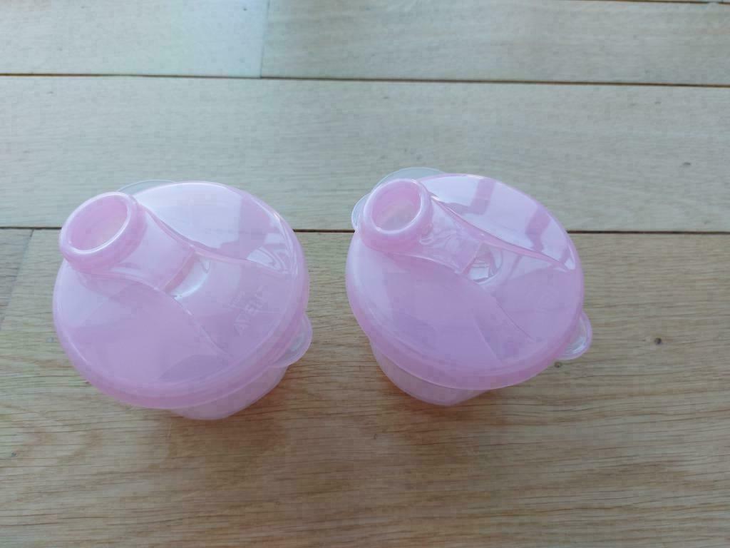 Lot de 2 distributeurs de lait en poudre, Enfants & Bébés, Enlèvement ou Envoi, Utilisé, Autres types