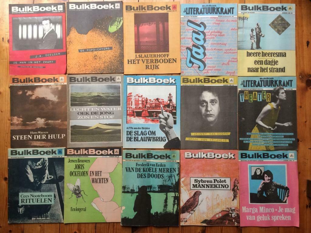 28 Bulkboek literatuurkranten jaren 70 en 80 literatuur, Boeken, Tijdschriften en Kranten, Ophalen, Gelezen, Krant