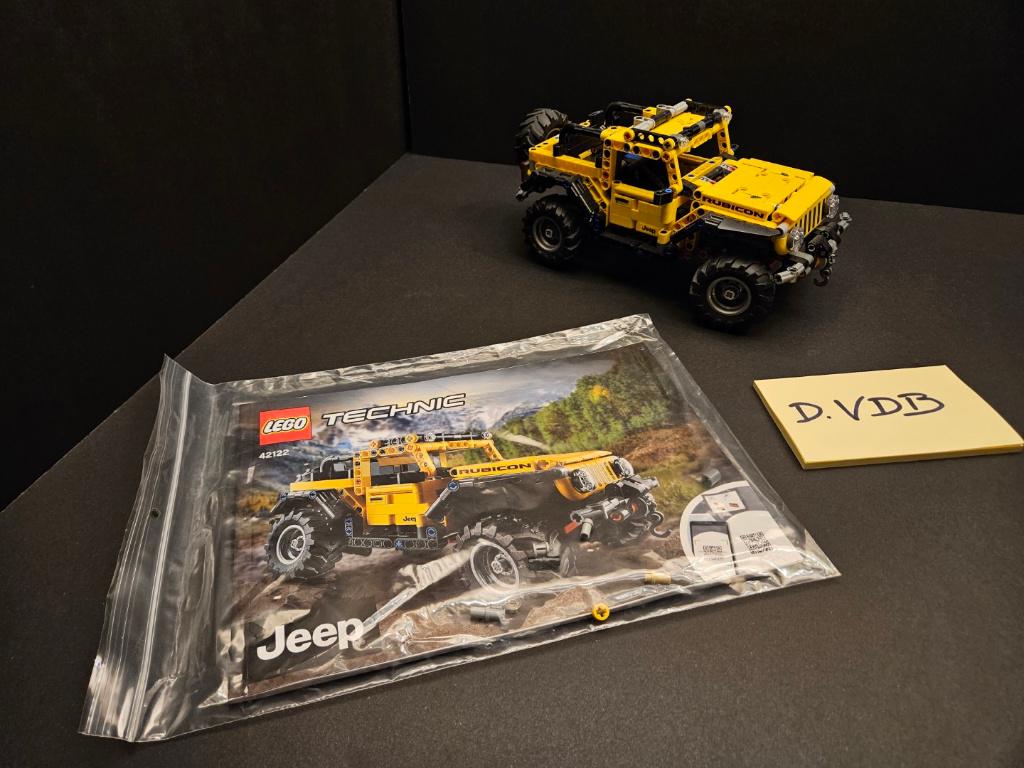 LEGO Technic 42122 Jeep Wrangler in topstaat!!!, Ophalen of Verzenden, Zo goed als nieuw, Complete set, Lego