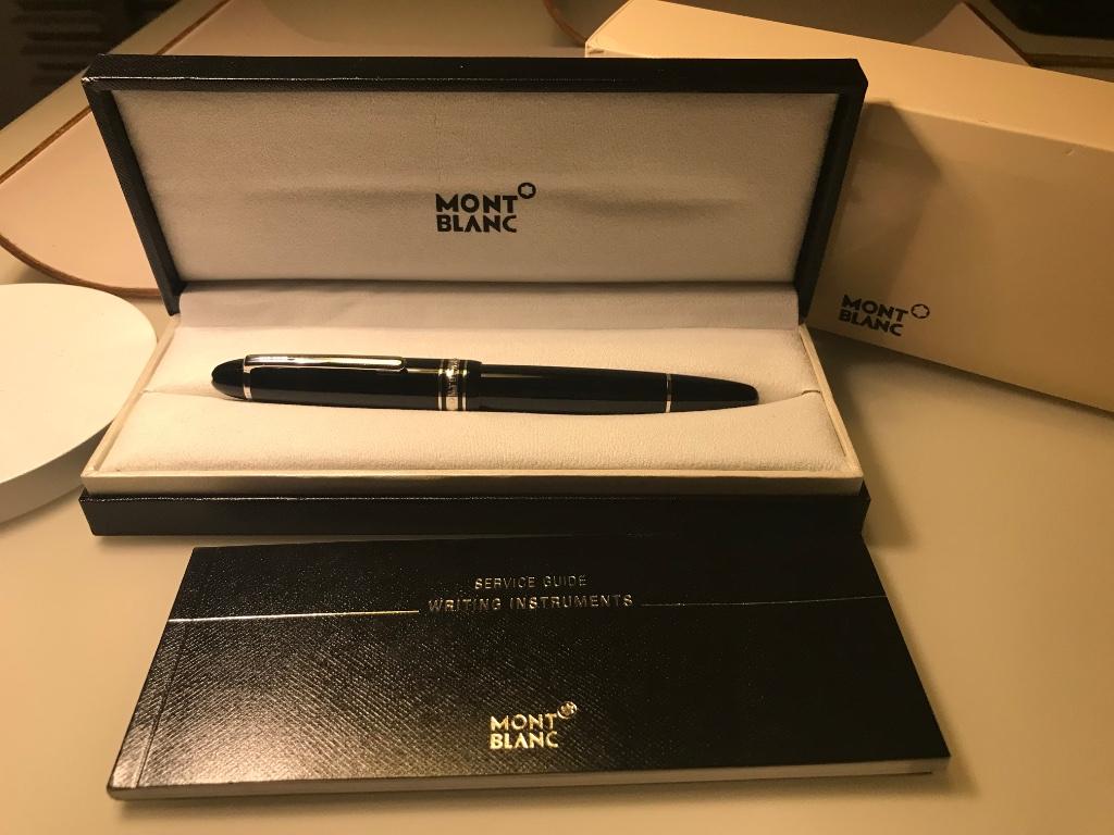 Montblanc le grand rollerbal, Collections, Stylos, Neuf, Avec boîte, Enlèvement, Fineliner