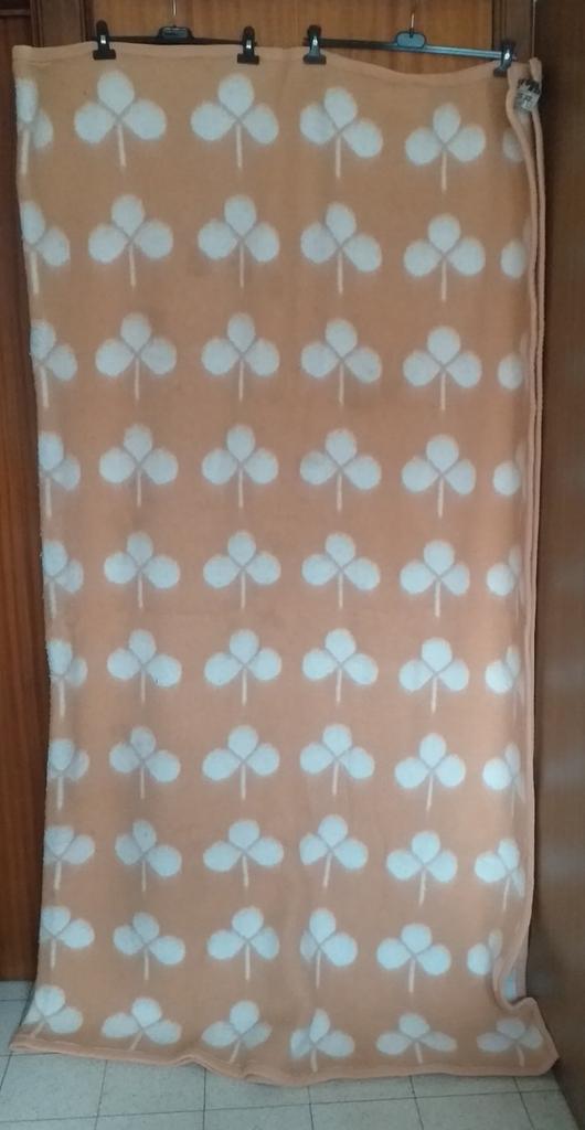 couverture 2 personnes, Enlèvement ou Envoi, Utilisé, Blanc