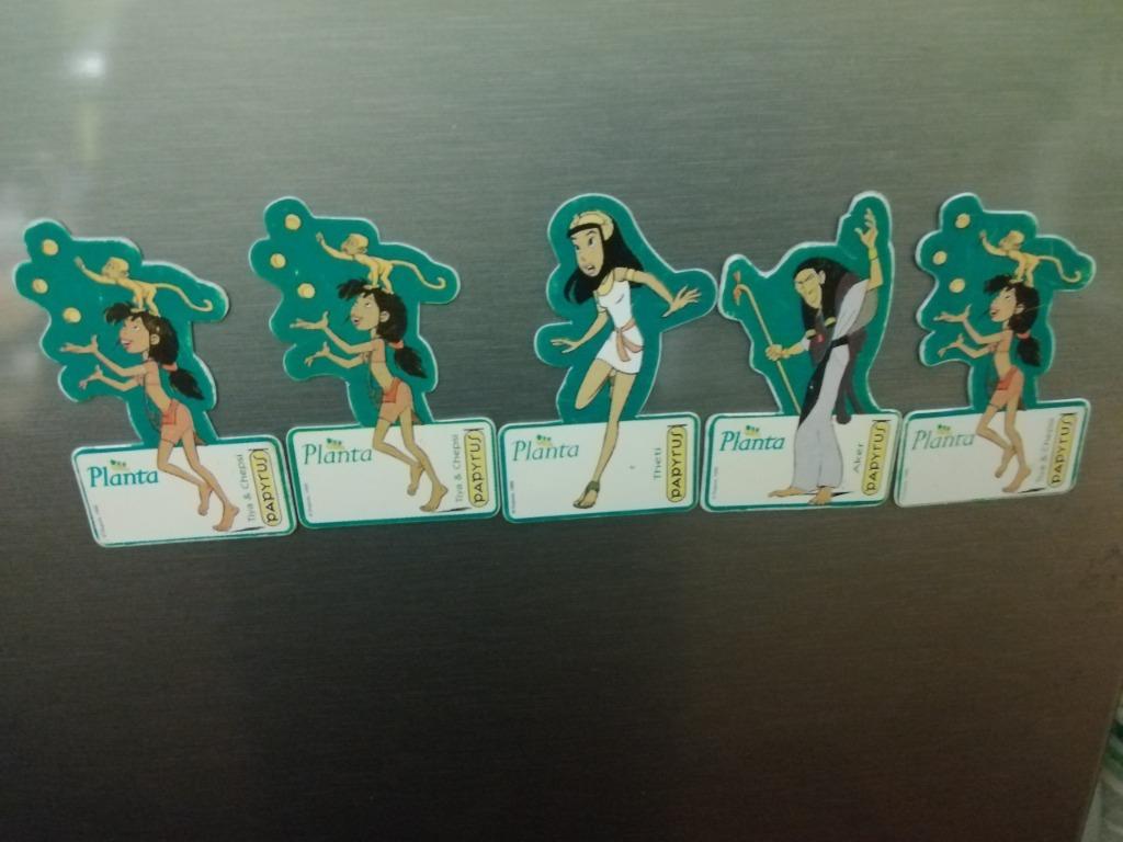 5 magnets PAPYRUS Planta, Enlèvement ou Envoi, Comme neuf