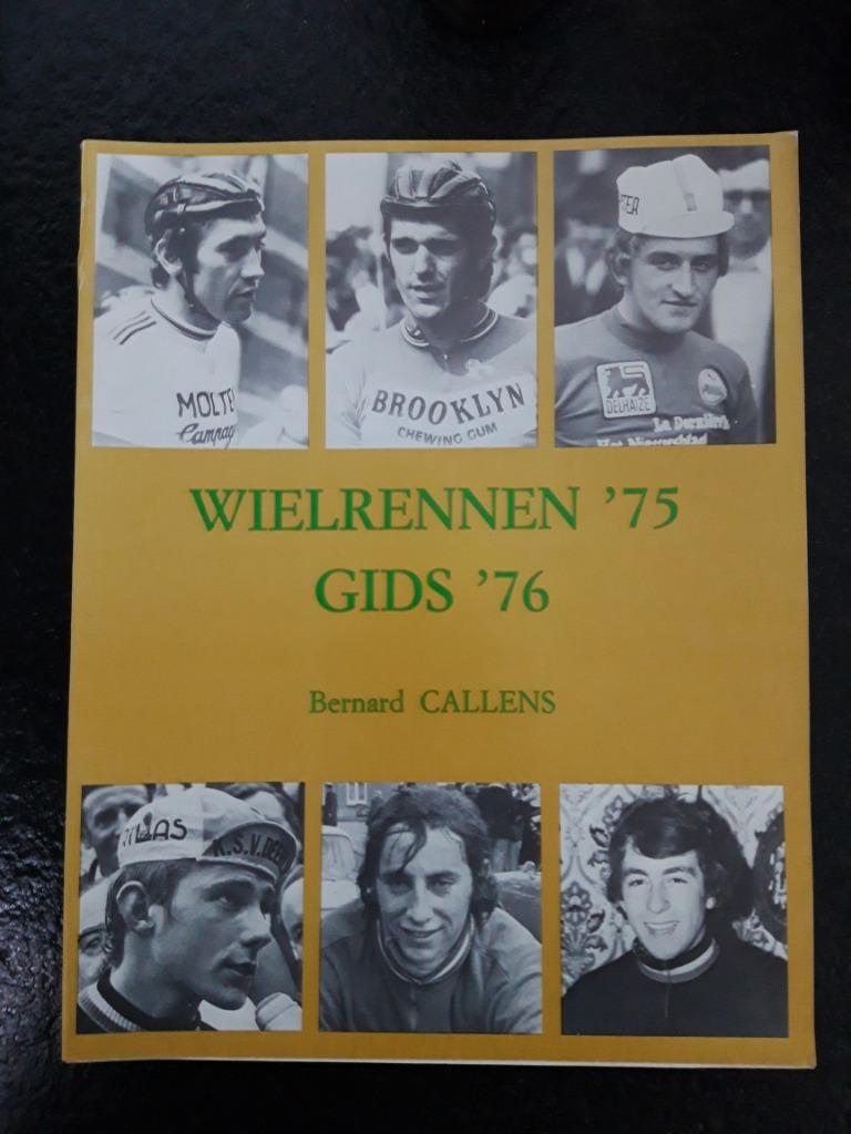 Wielerjaarboek 1975, Verzenden, Lopen en Fietsen, Zo goed als nieuw, Bernard Callens