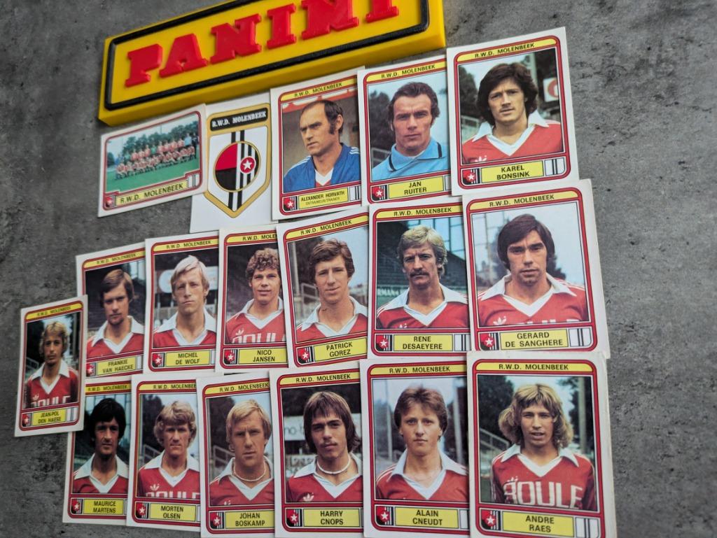 PANINI FOOTBALL 79 RWDM 18X STICKERS 1979, Verzenden