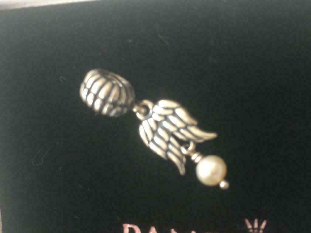 Charm pour Pandora - ailes ange et perle, Enlèvement, Utilisé, Perle, Pandora