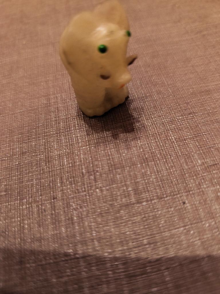 Vintage :vingerpoppetje " Dinosaurus", Ophalen, Gebruikt