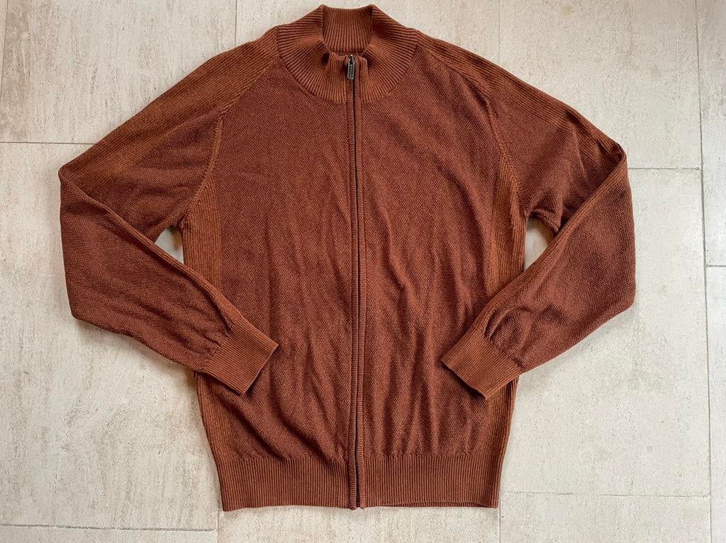 Zeer mooie gilet State of Art maat XL (nieuw zonder etiket!), Kleding | Heren, Truien en Vesten, State of Art, Bruin, Ophalen of Verzenden