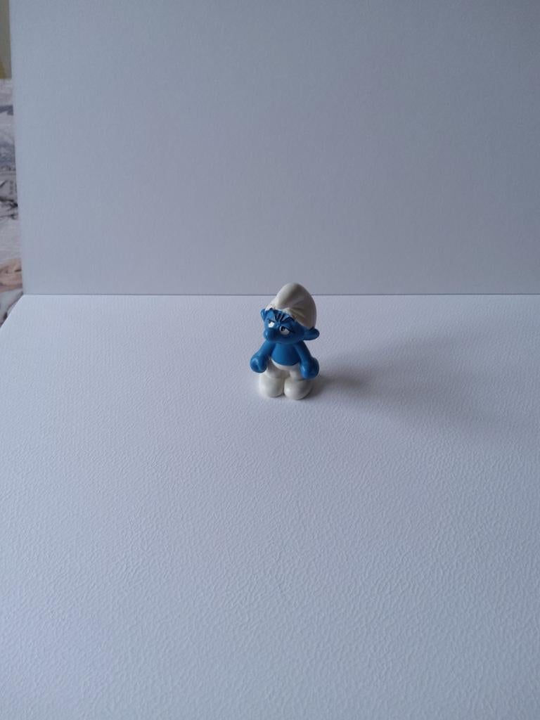 Smurf Grognon Classic-serie, Verzamelen, Smurfen, Ophalen of Verzenden, Gebruikt, Moppersmurf, Poppetje, Figuurtje of Knuffel