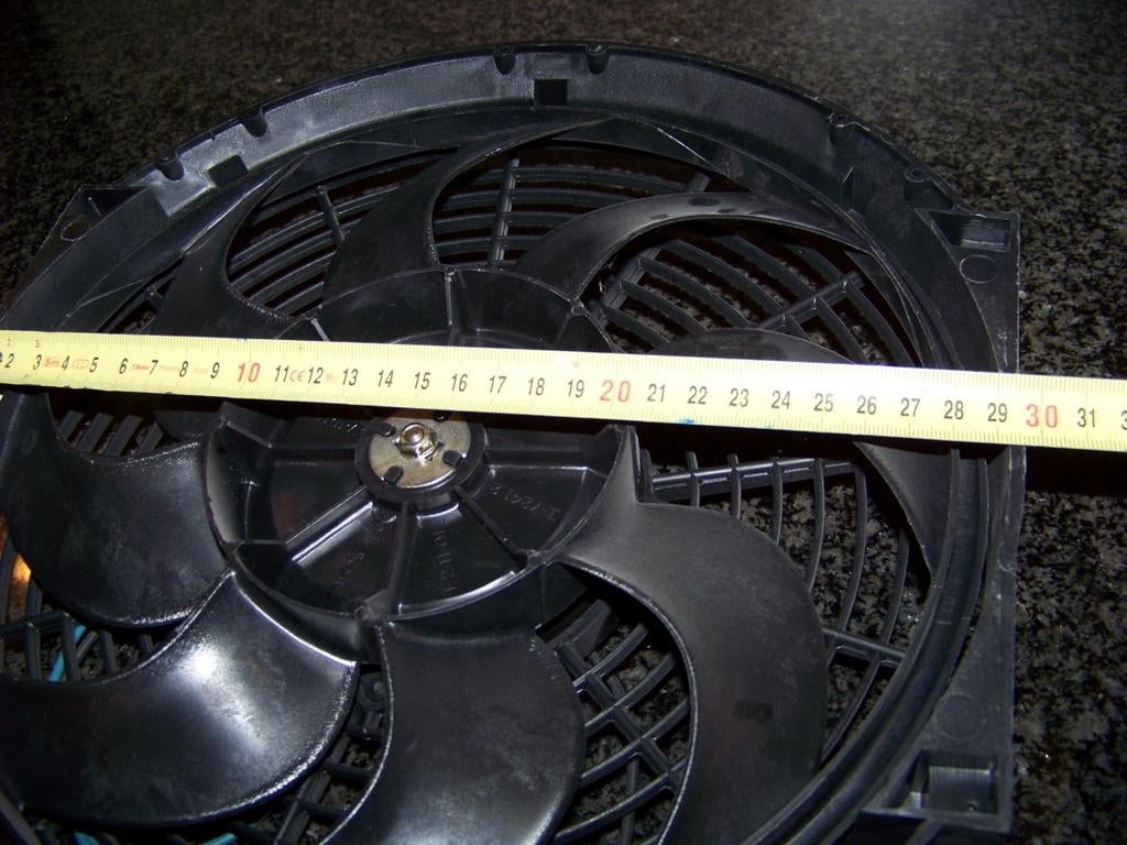 Tripac ventilator 12v blazend / zuigend 282mm koelfan., Auto-onderdelen, Ophalen of Verzenden, Nieuw, Overige automerken