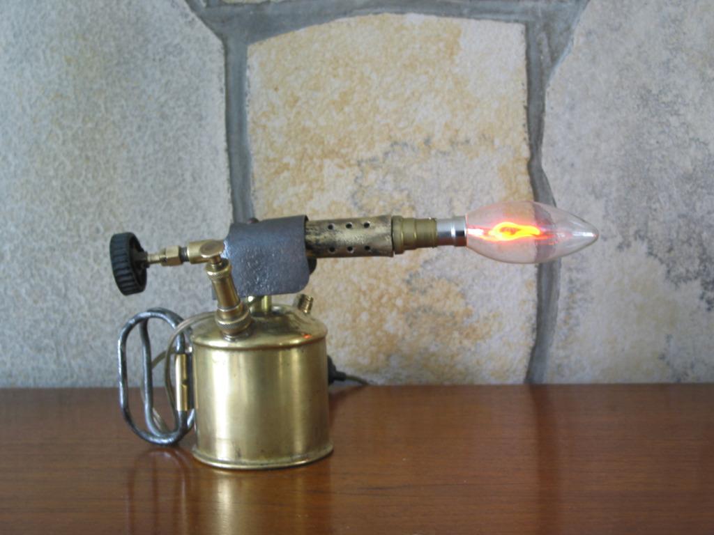 lampe d'ambiance lampe à souder upcycling, Enlèvement ou Envoi