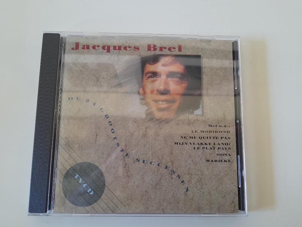 Jacques Brel  - cd 24 Grootste Successen, Ophalen of Verzenden, Gebruikt