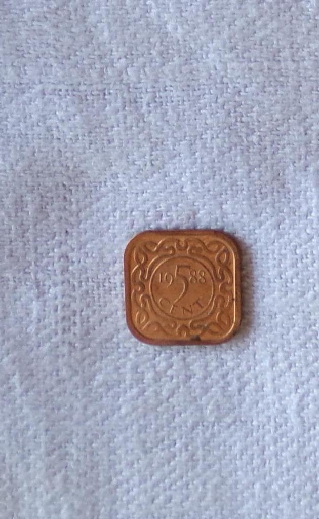 Munt Suriname 5 cent, Ophalen of Verzenden, Losse munt