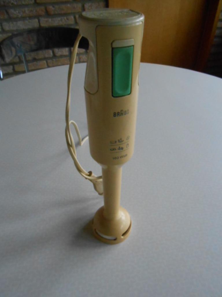 staafmixer 160 Watt Braun type 4169 made in Mexico vintage, Ophalen of Verzenden, Gebruikt