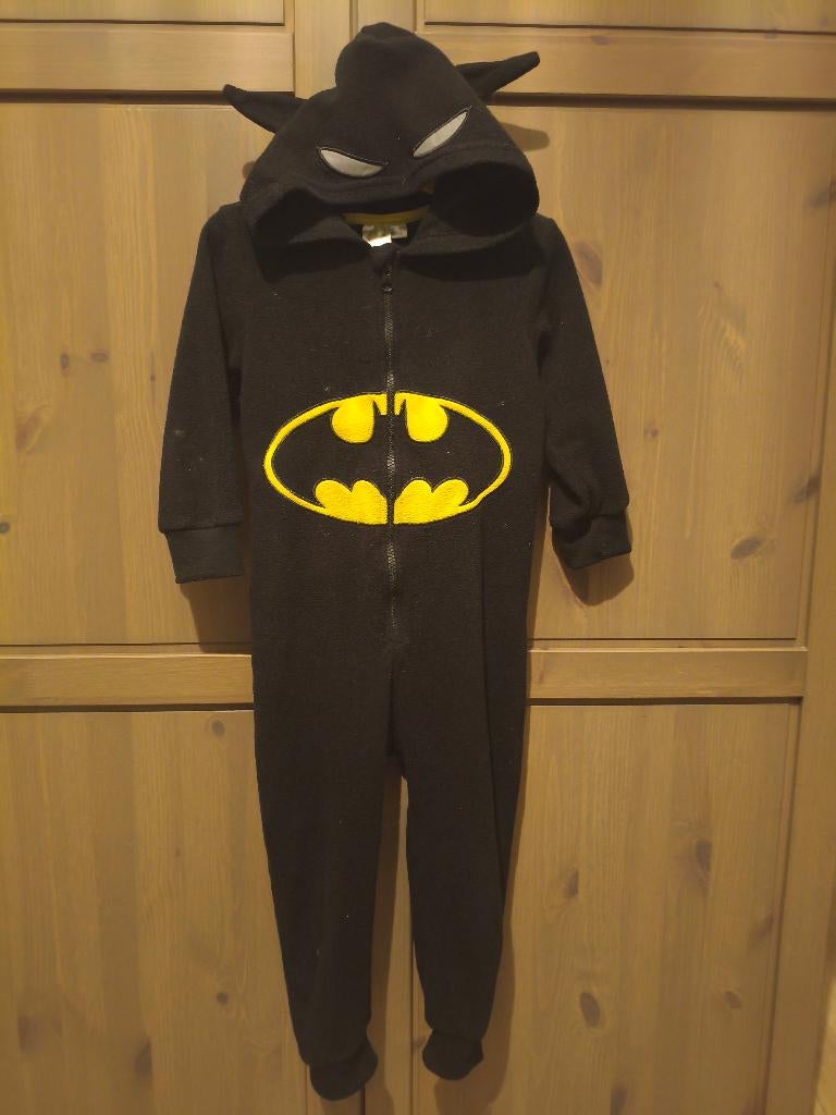 Verkleedpak Batman onesie 4-5 jaar, Kinderen en Baby's, Ophalen, Gebruikt, 104 of kleiner, Jongen of Meisje