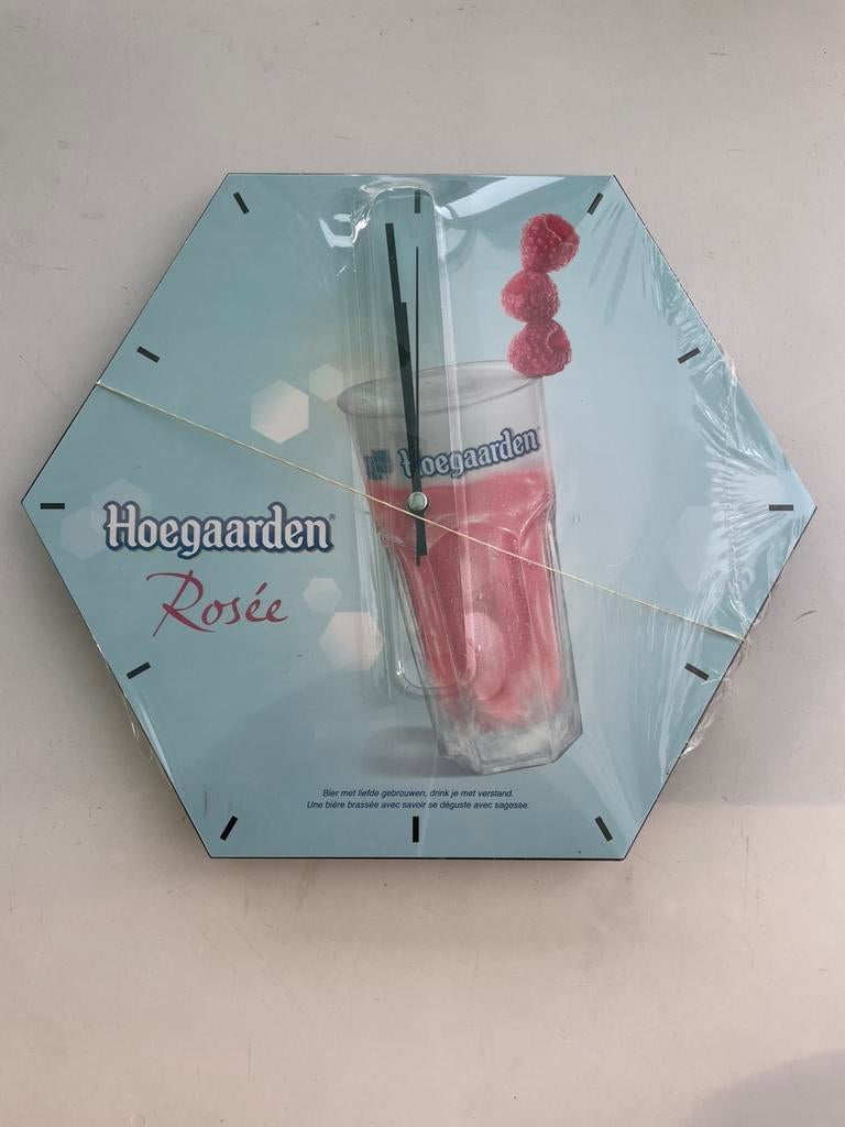 Horloge de collection Hoegaarden Rosée. Neuve !, Enlèvement ou Envoi