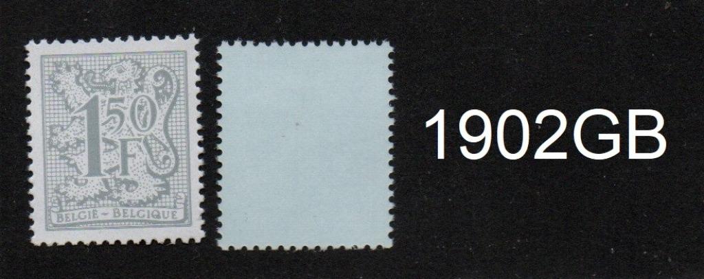 Timbre neuf ** Belgique N 1902GB, Enlèvement ou Envoi, Non oblitéré, Neuf