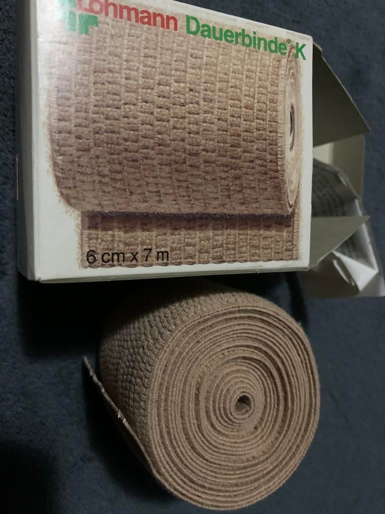 * Elastische compressie windels 7m x 6 cm (laatste stuk)., Ophalen, Nieuw