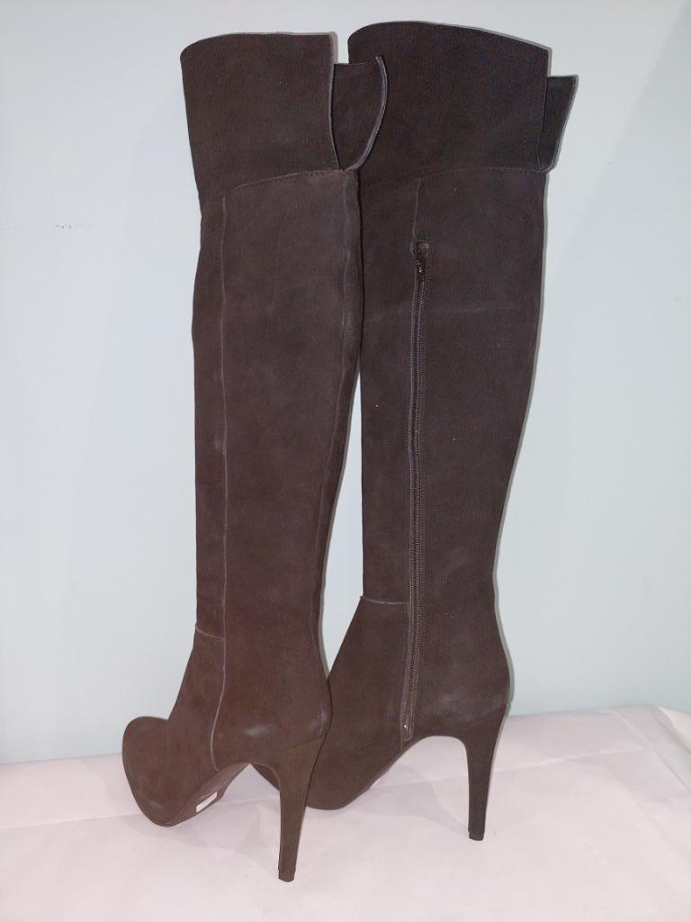 504C* Georges RECH sexy hoge zwarte leren laarzen (36), Kleding | Dames, Schoenen, Nieuw, Hoge laarzen, Zwart, Verzenden