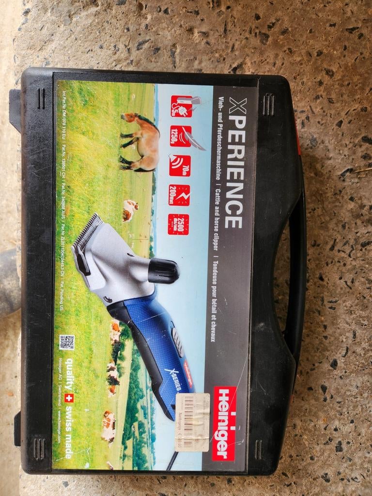 Scheermachine Heiniger Xperience, Ophalen