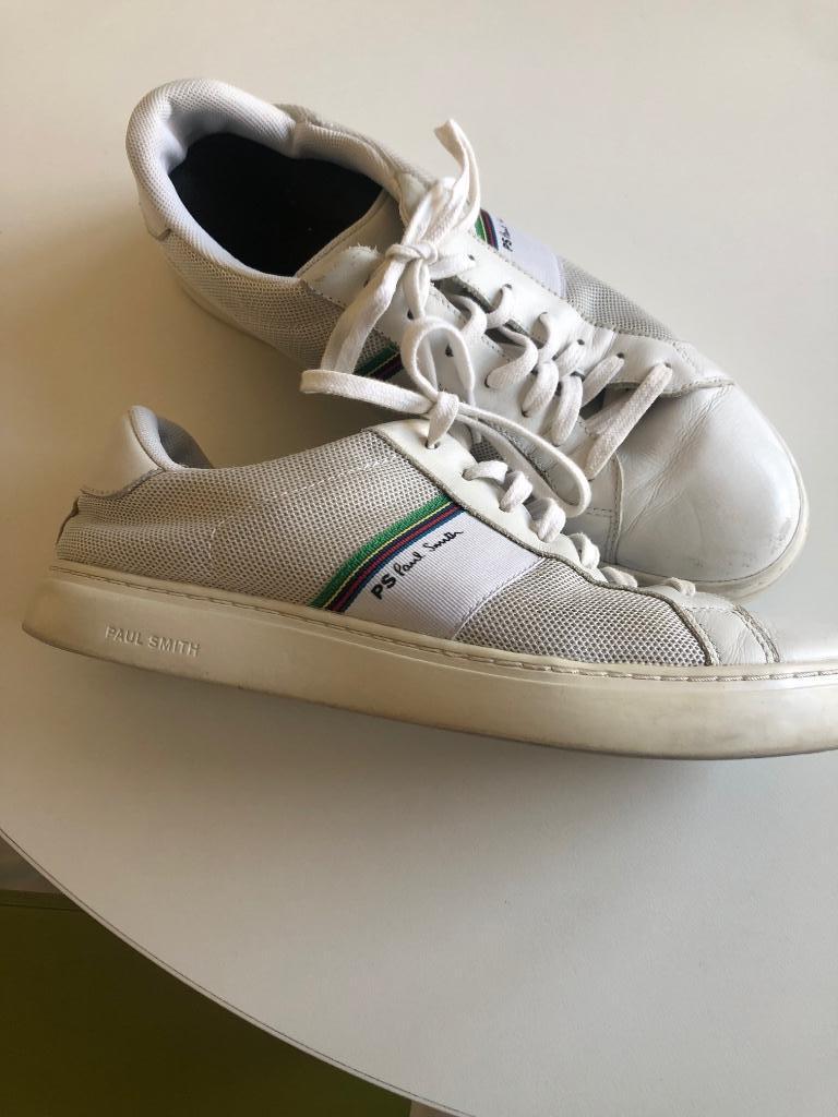 Witte sneaker maat 43 merk PS Paul Smith heren, Wit, Ophalen of Verzenden, Sneakers, Gedragen