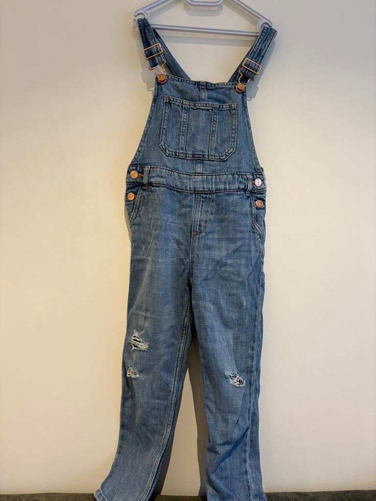 Salopette meisjes m&s 122-128, Kinderen en Baby's, Ophalen of Verzenden, Zo goed als nieuw