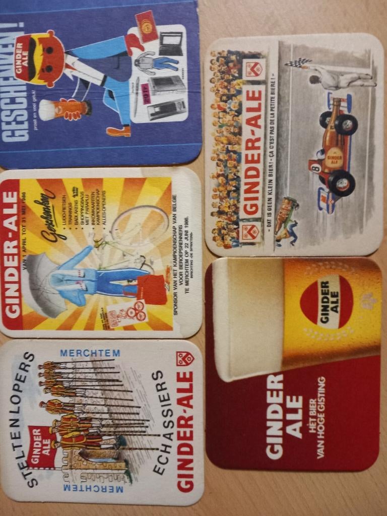 Sous-bocks Ginder-Ale, (270), Collections, Enlèvement ou Envoi, Comme neuf