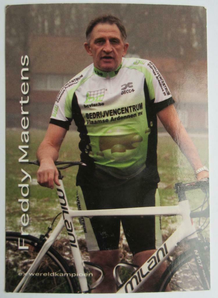 Postkaart Freddy Maertens- BC groep, Gebruikt, 1980 tot heden, Foto, Ophalen of Verzenden