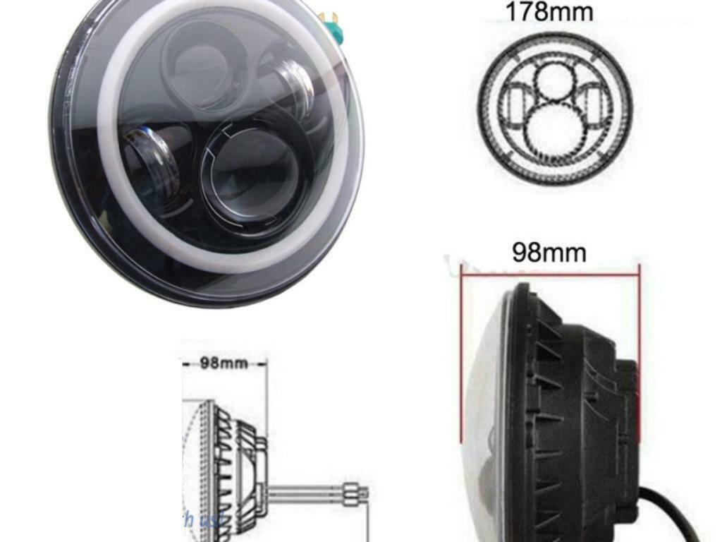 2x 7 inch full led koplampen nieuw !!!!!!! complete set !!!, Enlèvement ou Envoi, Neuf, Daihatsu