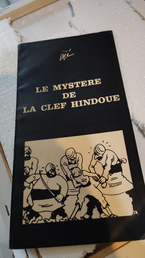 Le mystère de la clef Hindoue. Tintin. Herdruk uit 1973, Ophalen of Verzenden, Gelezen