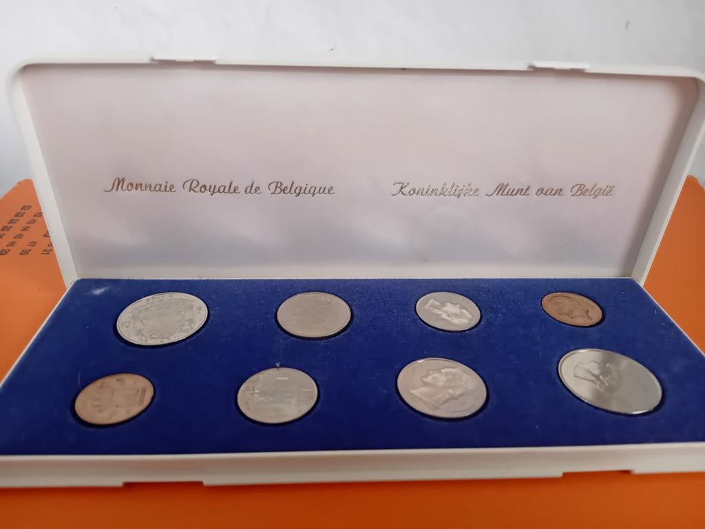 Belgische muntendoos 1977, Postzegels en Munten, Munten | België, Ophalen of Verzenden, Overig, Setje