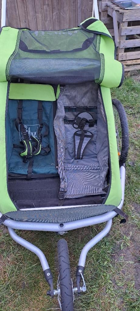 Croozer kid for 2 fietskar met baby hangmat, 40 à 60 kg, Pliable, Croozer, Enlèvement