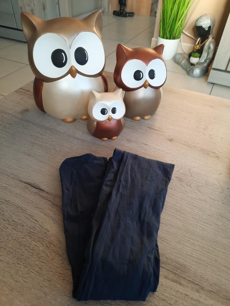 Zwarte panty maat large, Ophalen of Verzenden, Zo goed als nieuw, Panty